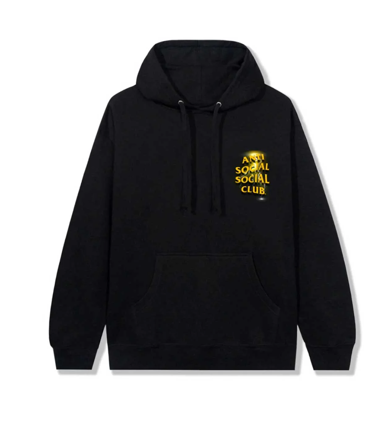 ASSC Lightning Twisted Black/Yellow Hoodie - Image 2