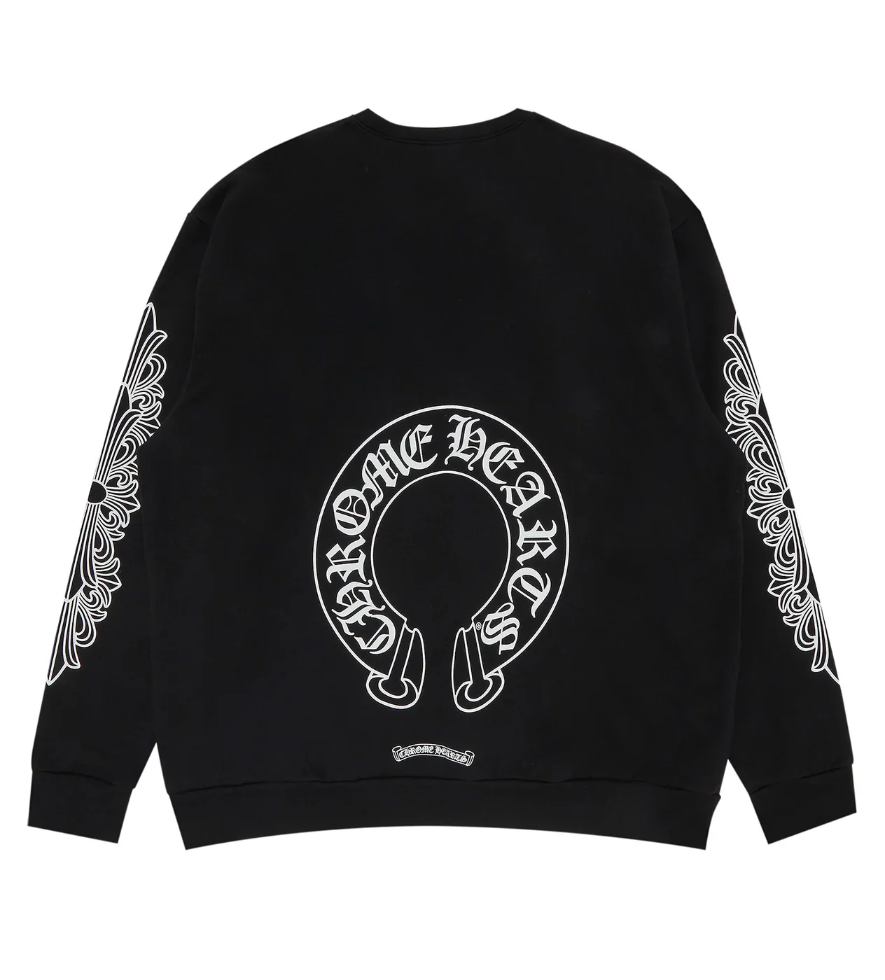 Chrome Hearts Black Horseshoe Sweatshirt - Image 2