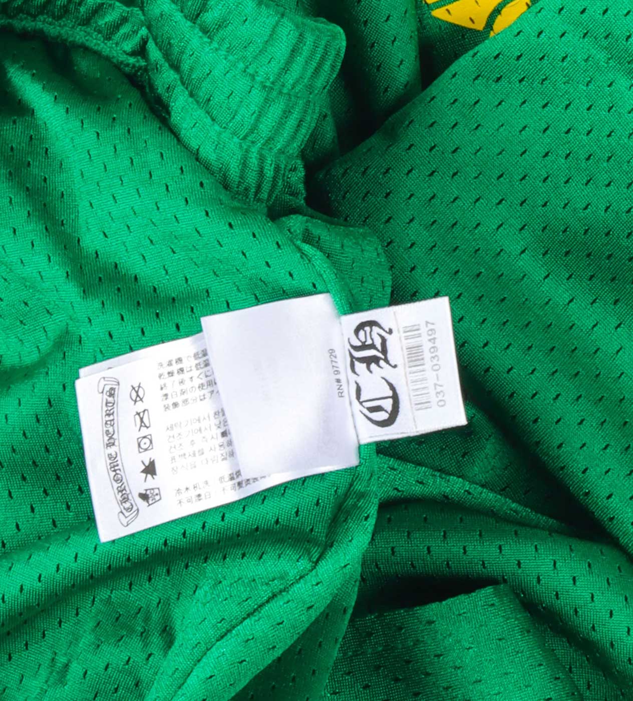 Chrome Hearts Green Mesh Pants - Image 3