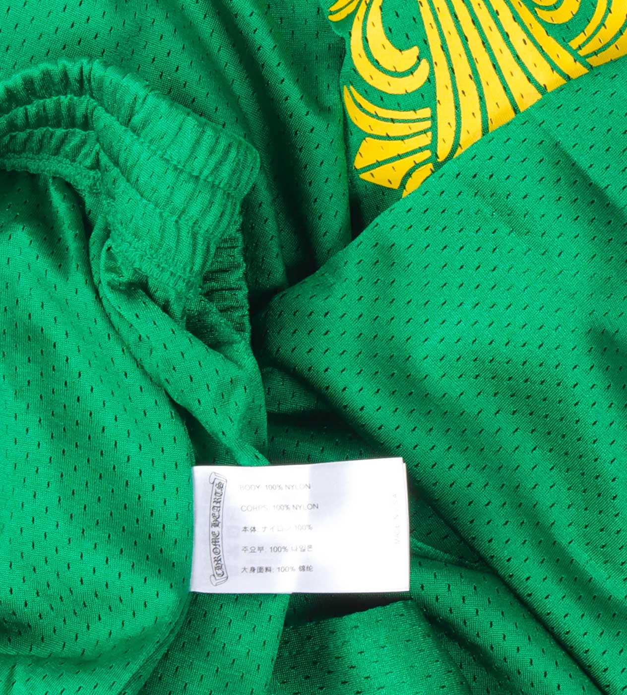 Chrome Hearts Green Mesh Pants - Image 4