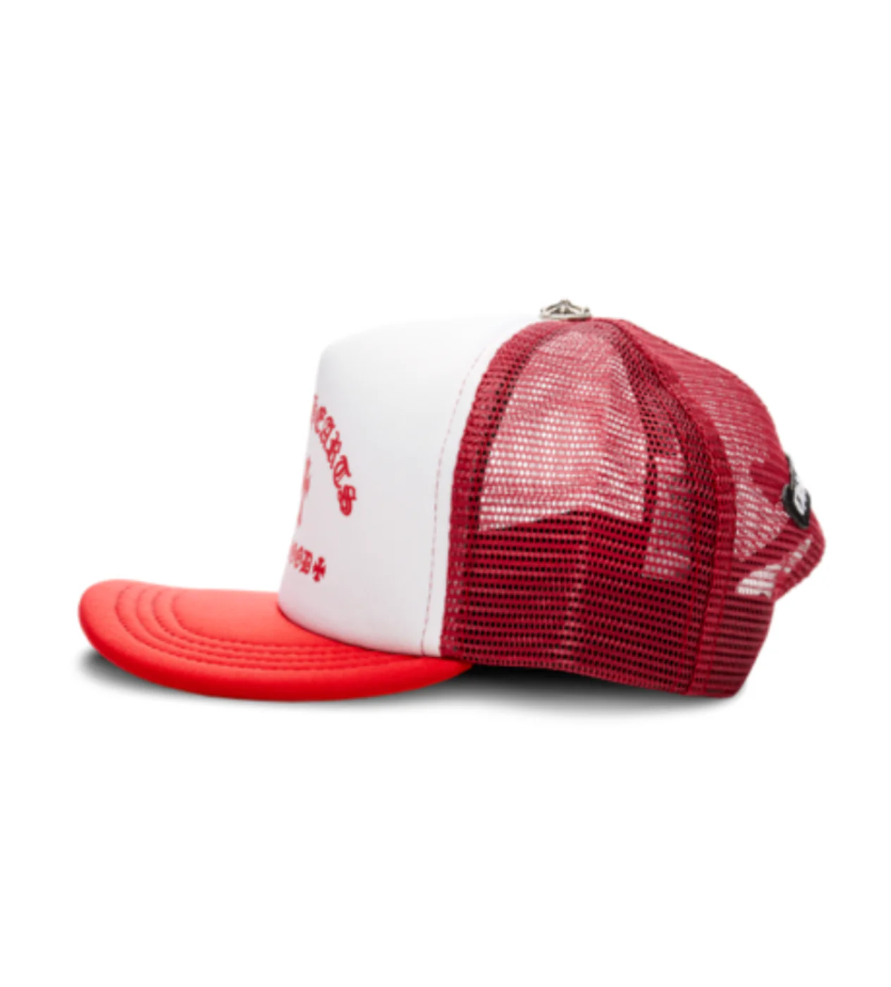 Chrome Hearts Red Cemetery Trucker Cap - Image 3