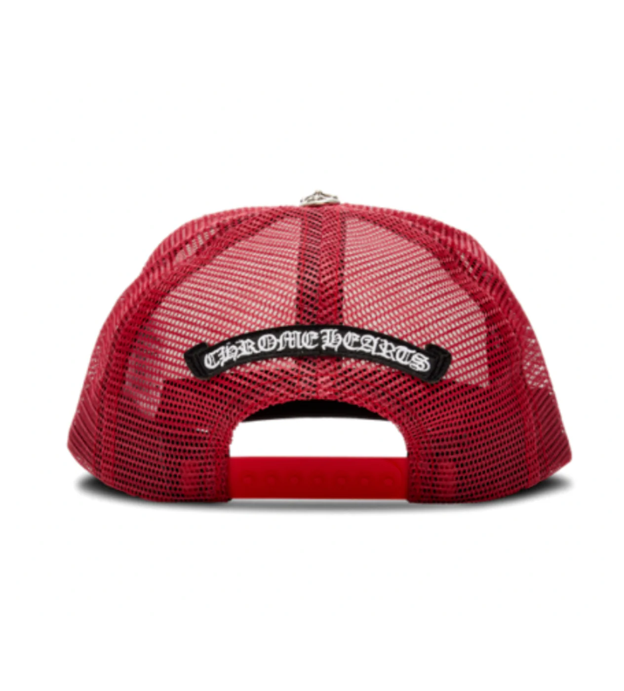 Chrome Hearts Red Cemetery Trucker Cap - Image 4