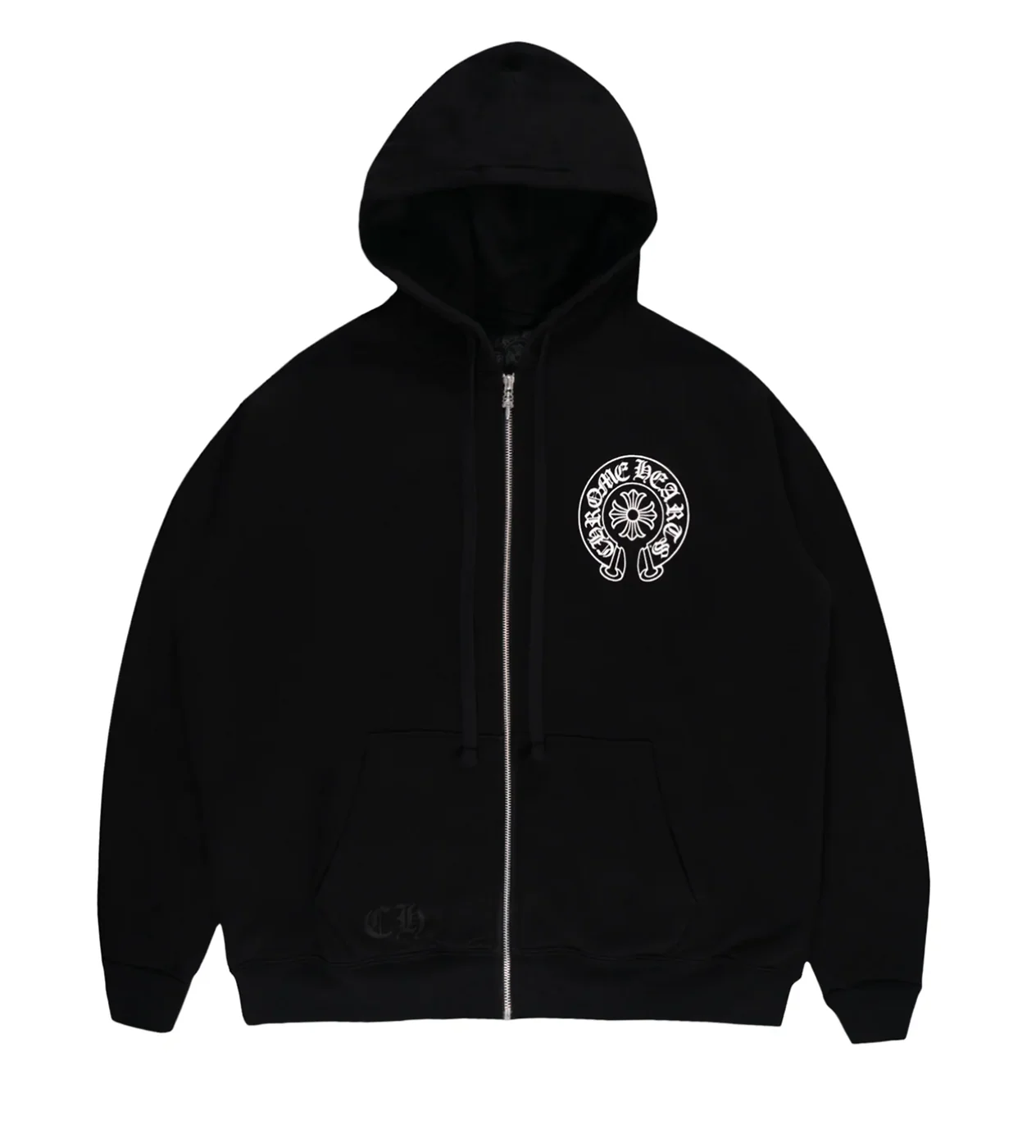 Chrome Hearts Malibu Floral Thermal Zip Up Hoodie - Image 2