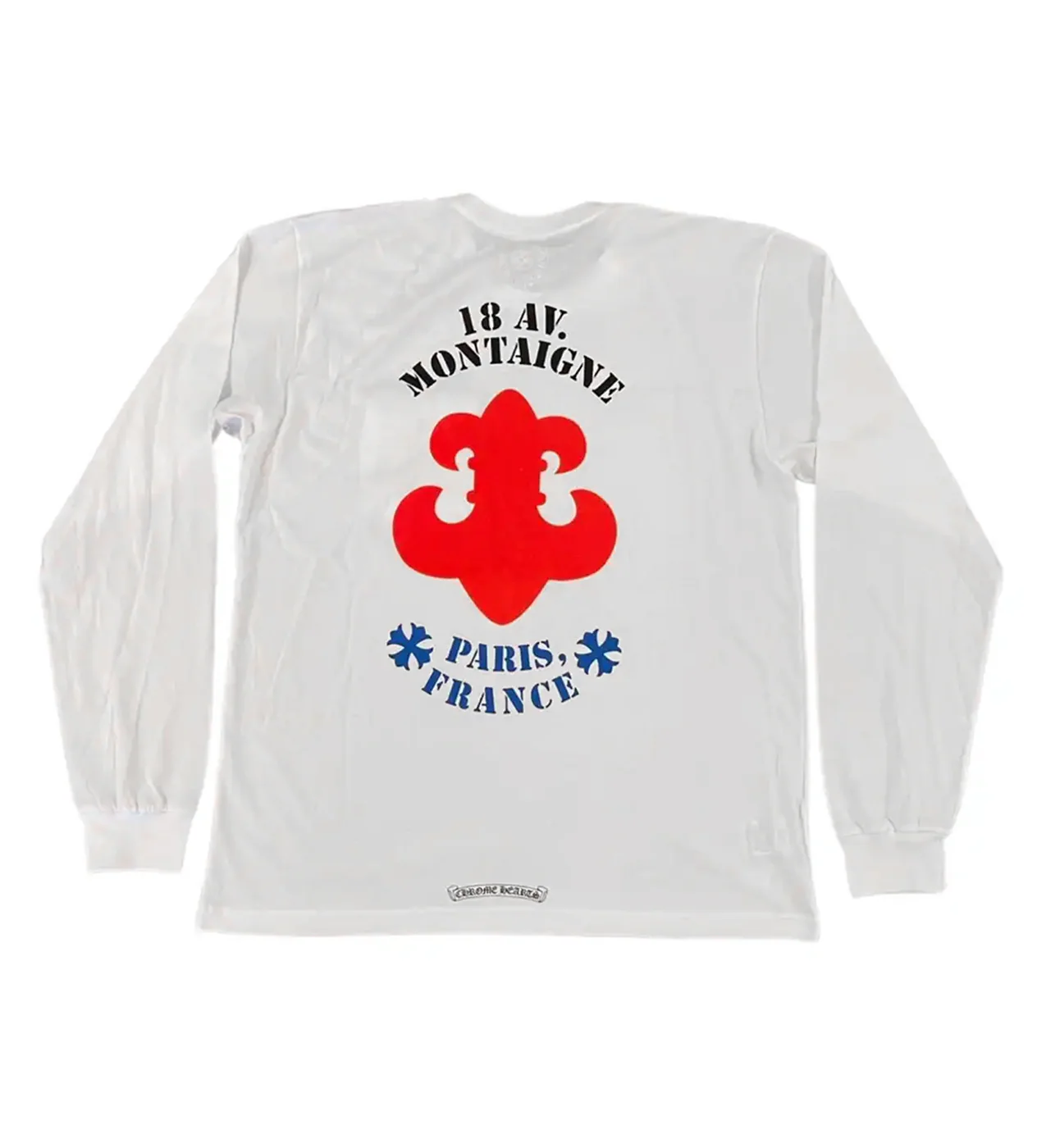 Chrome Hearts Paris Long Sleeve White - Image 2