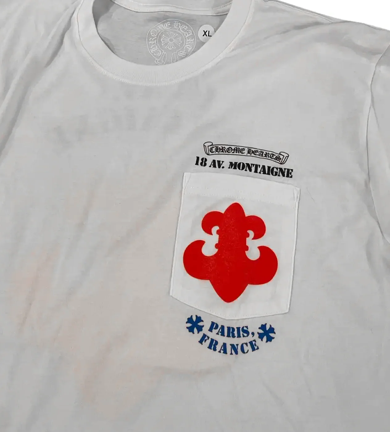 Chrome Hearts Paris Long Sleeve White - Image 3