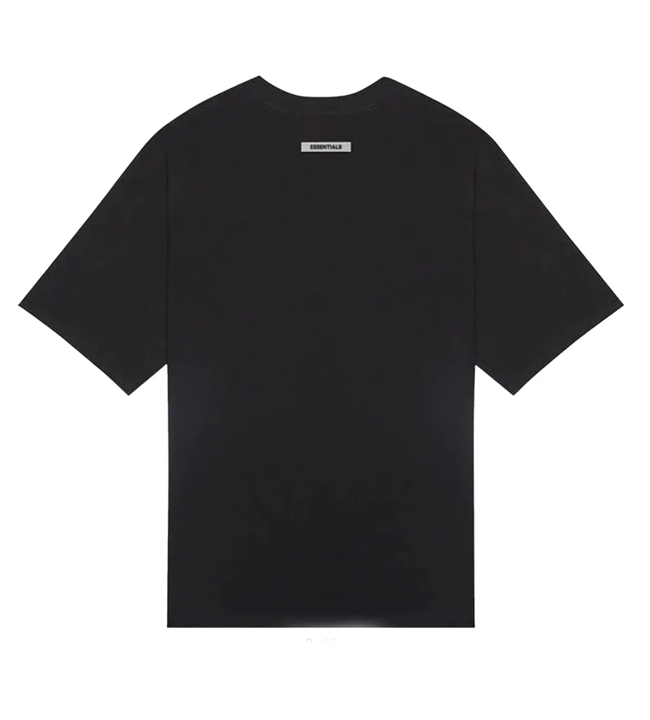 Essentials Black Tee Front Logo - Image 2