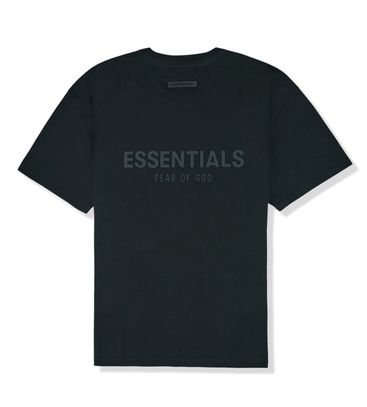 Essentials Black Tee Back Logo - Image 2