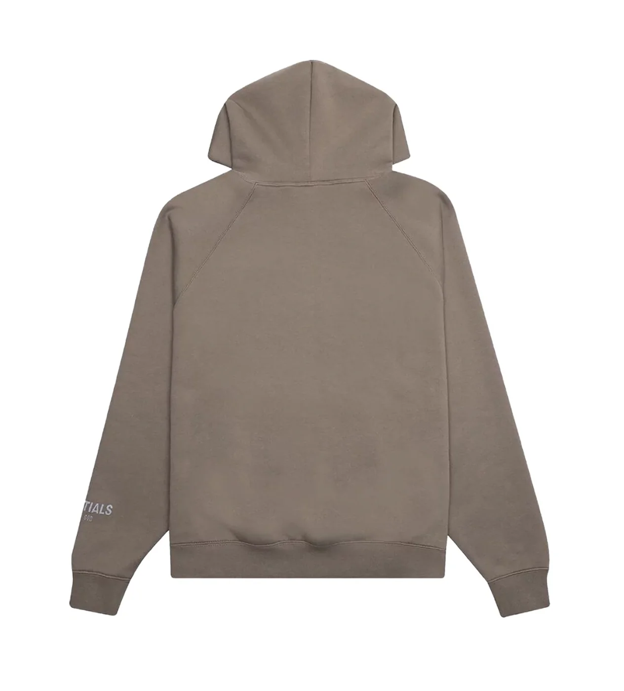 Essentials Taupe Hoodie Front Logo - Image 2