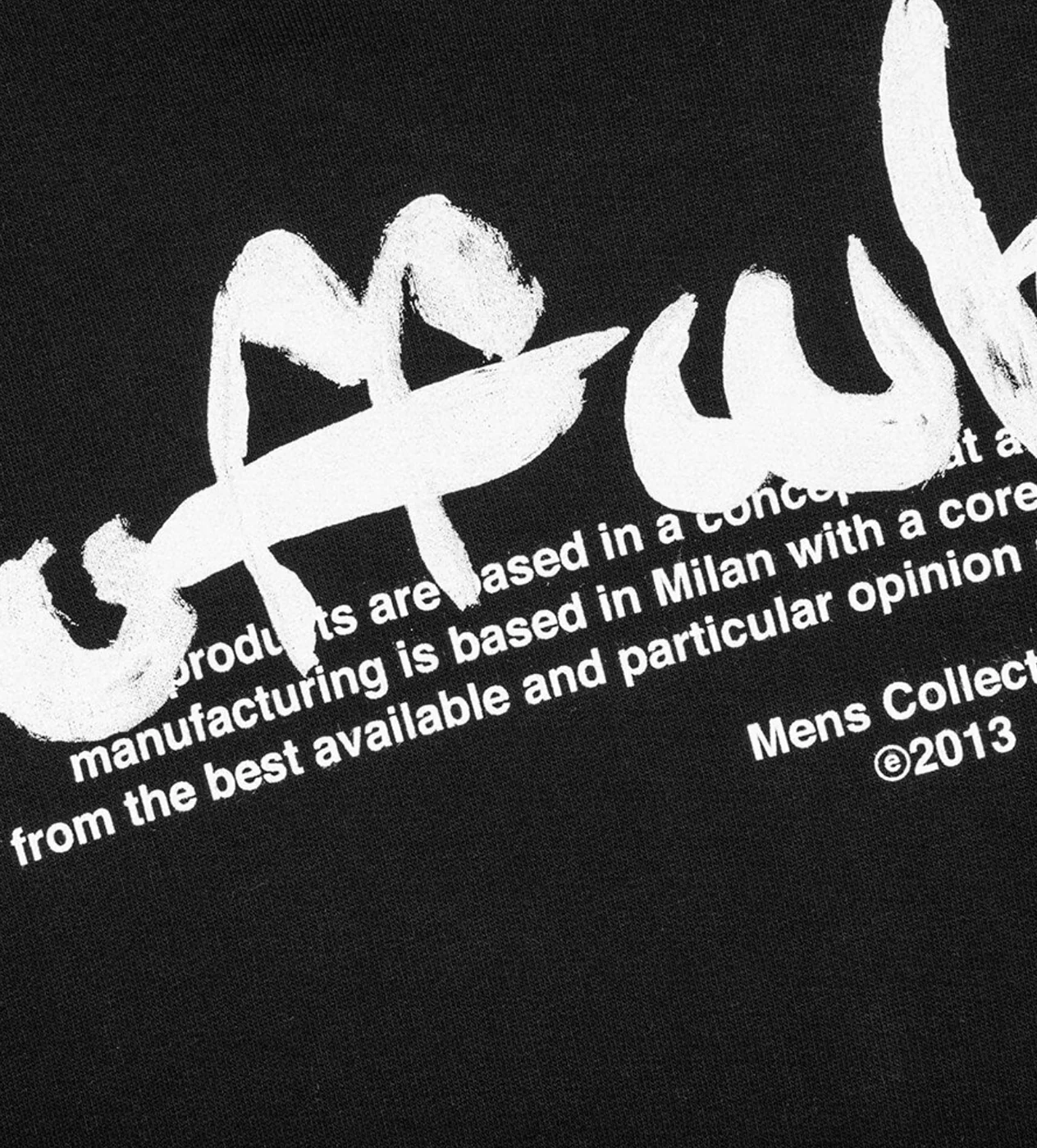 Off-White Black Paint Script Sweatshirt - Image 3