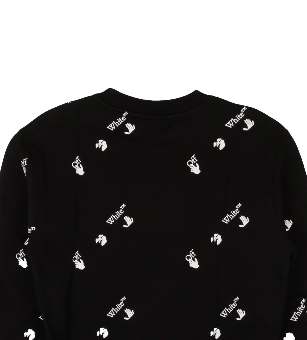 Off-White Black White All Over Slim Crewneck - Image 3