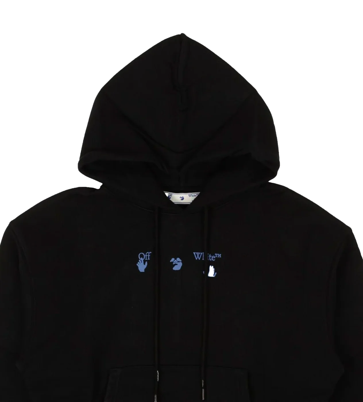 Off-White Blue Liquid Mirko Hoodie - Image 4