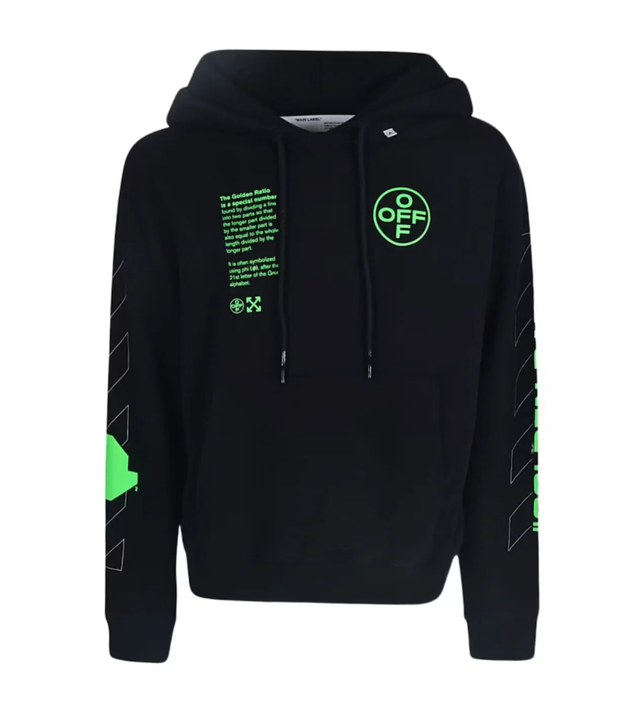 Off-White Neon Green Hoodie - Image 2