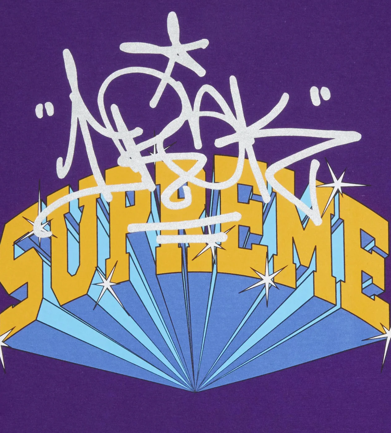 Supreme Irak Arc Purple Tee - Image 3