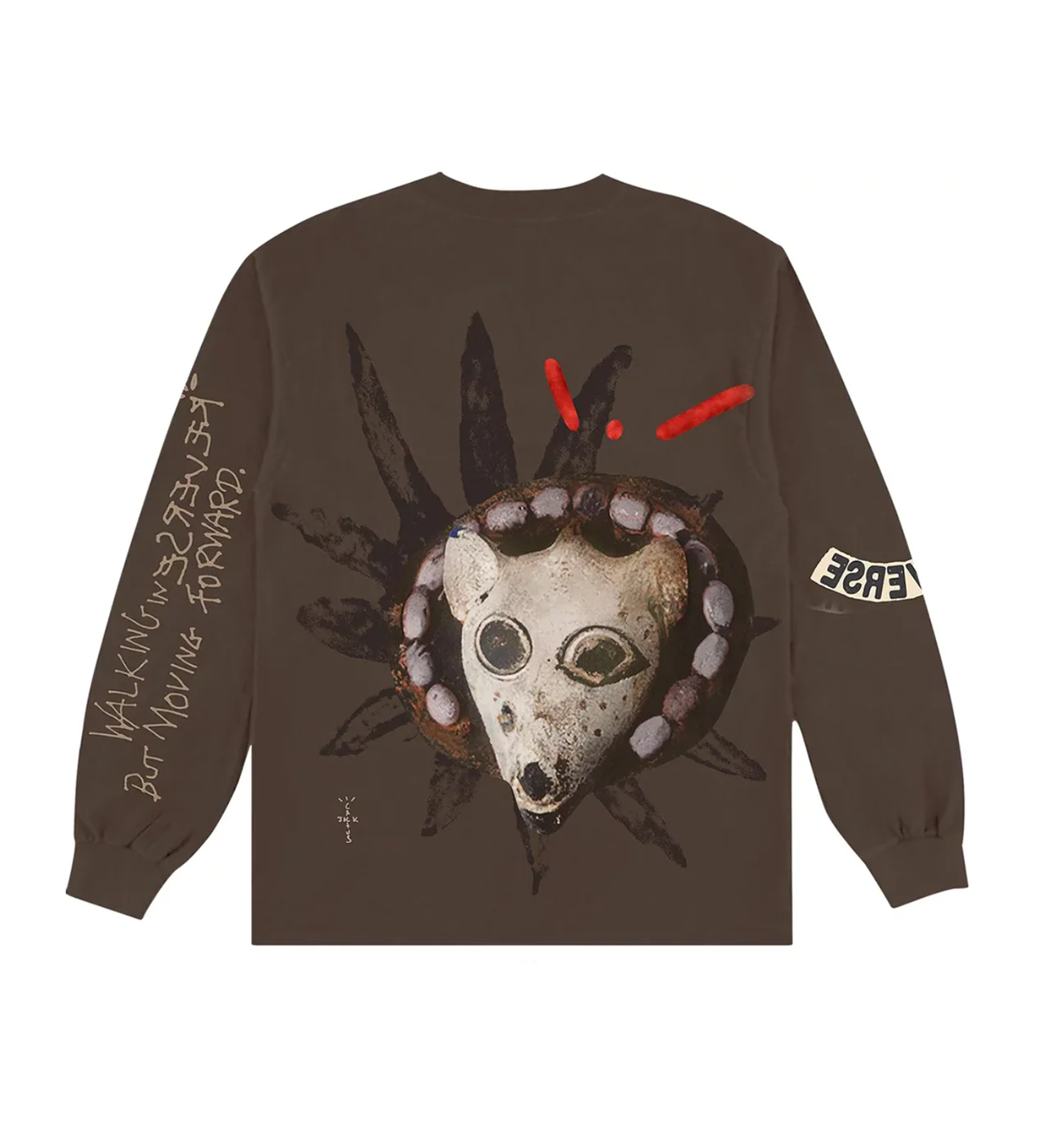 Travis Scott Reverse Jack Long Sleeve Tee - Image 2