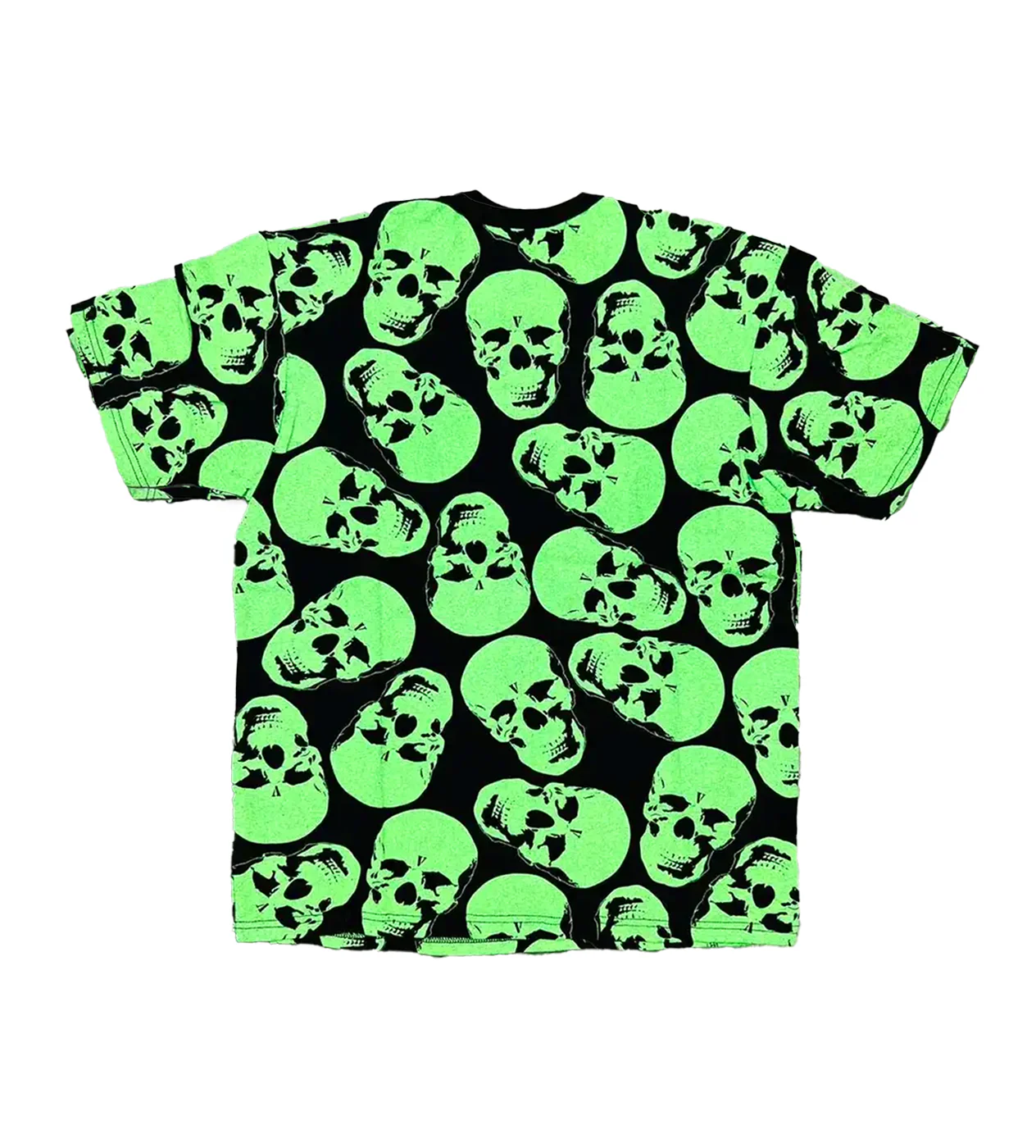 Vlone Green Skull Pile T-Shirt - Image 2