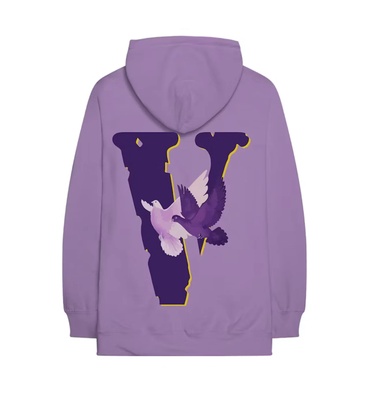 Vlone Nav Purple Dove Hoodie - Image 2