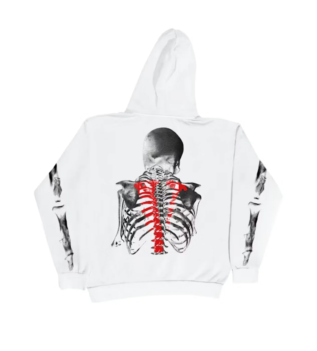 Vlone Young Boy Bones Hoodie white - Image 2
