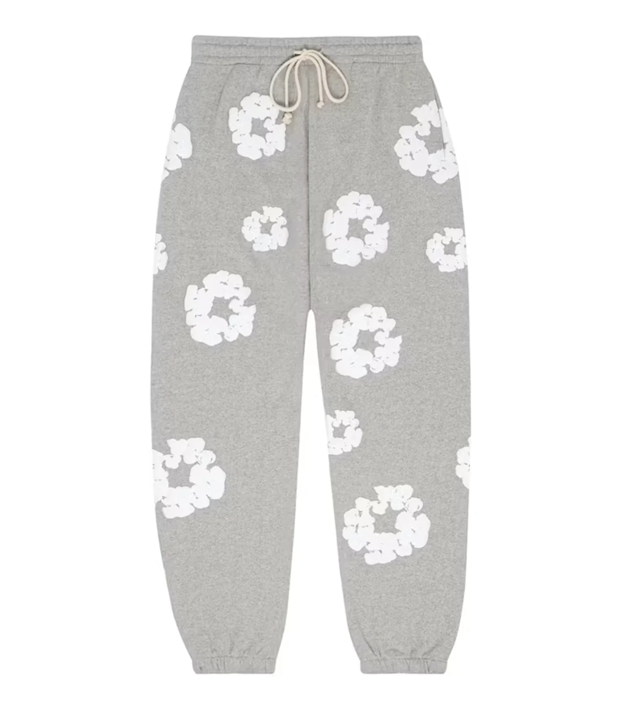 Denim Tears Cotton Wreath Grey Sweatpants - Image 2