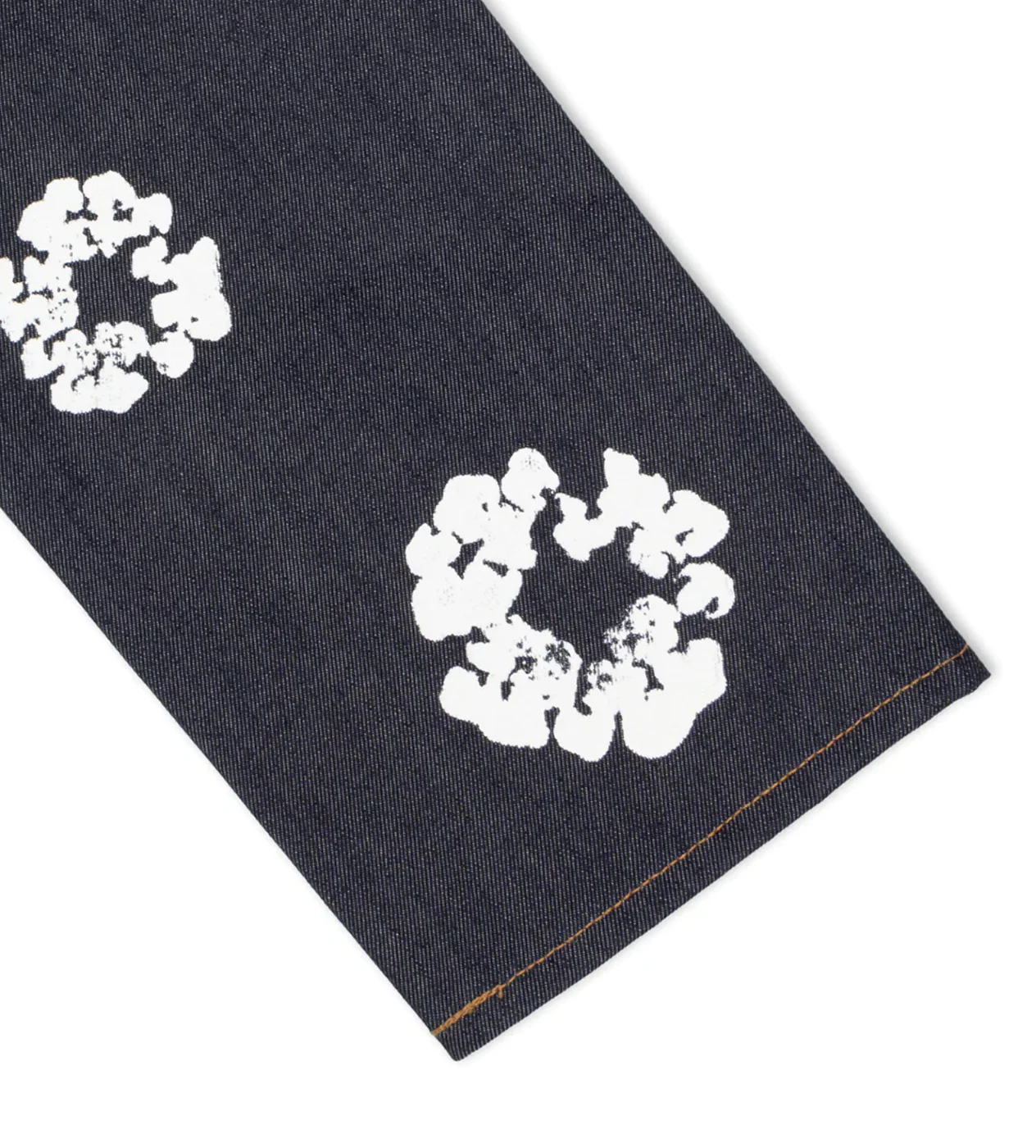 Denim Tears x Levi's Cotton Wreath Raw Selved Denim Jeans - Image 5