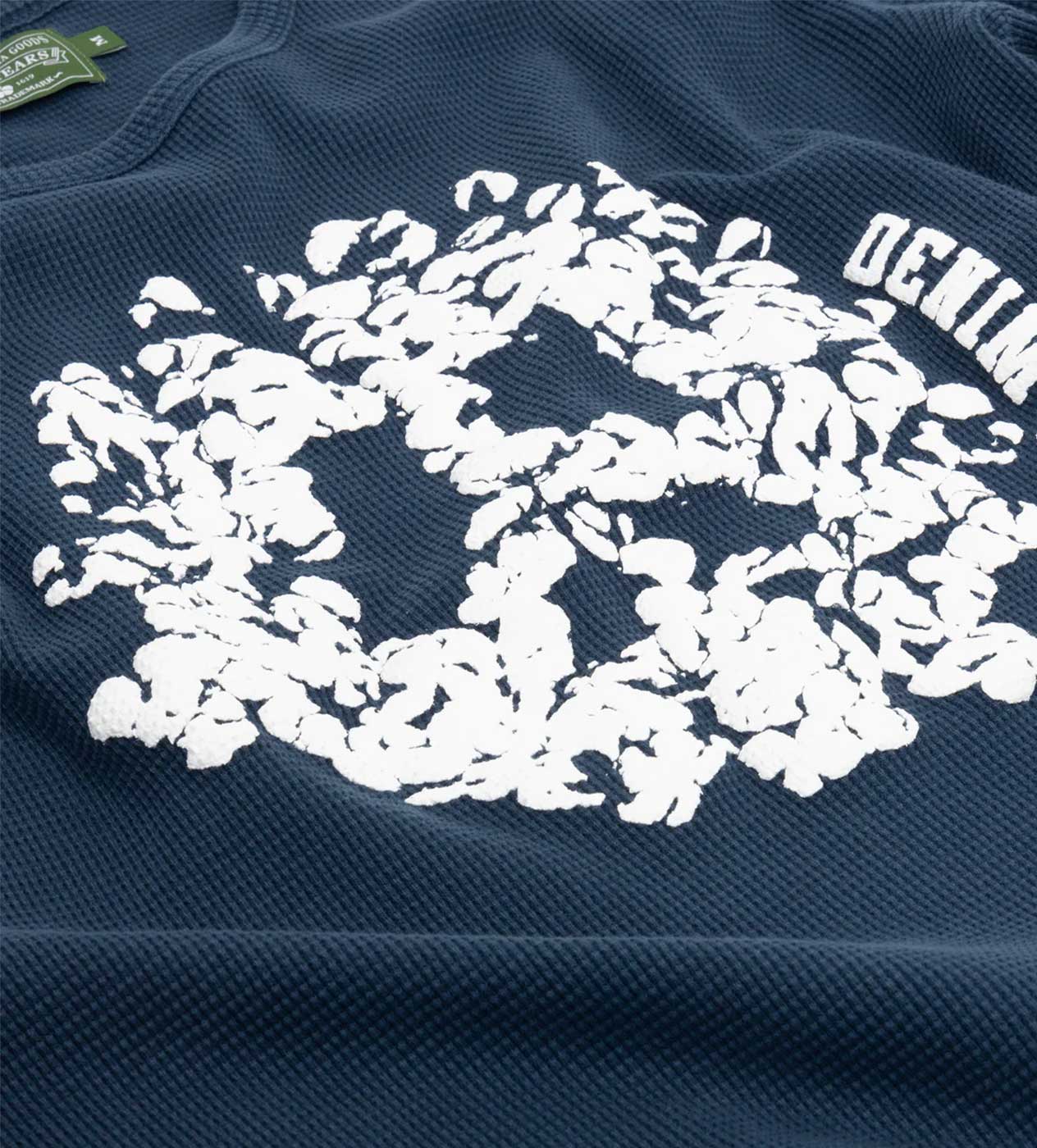 Denim Tears University Navy Thermal L/S - Image 2