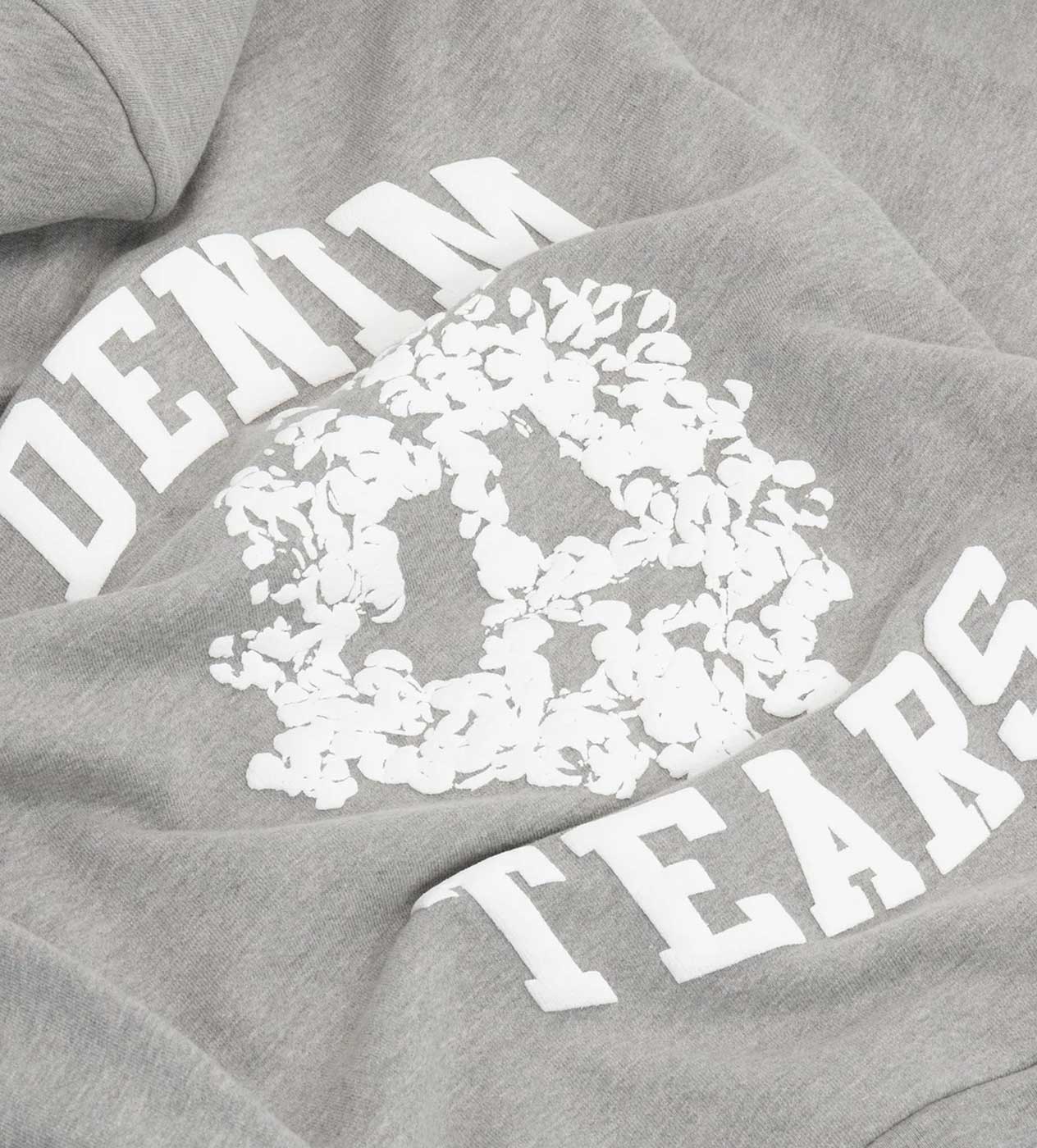 Denim Tears University Zip Hoodie Grey - Image 3