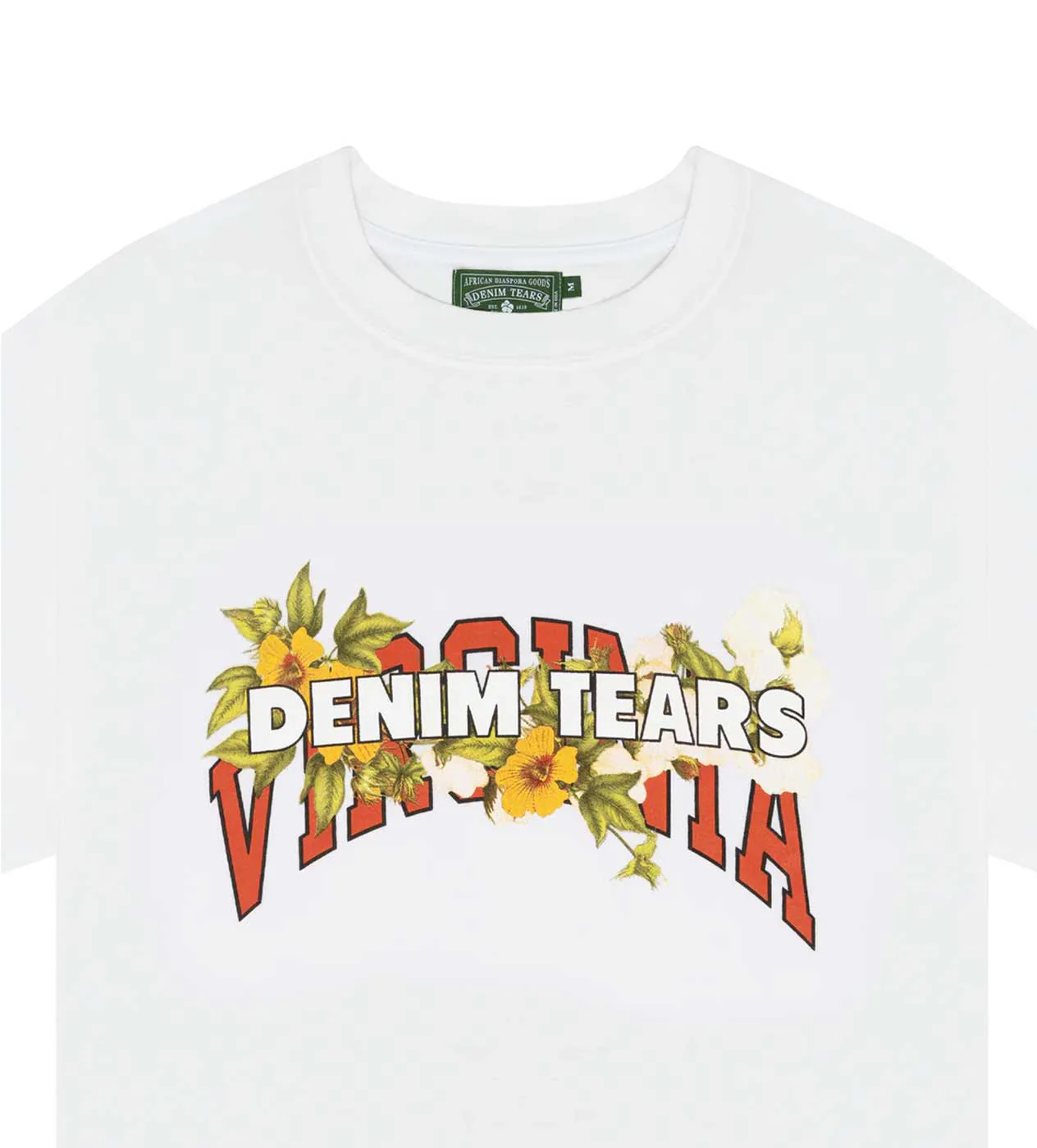 Denim Tears Virginia White Tee - Image 2
