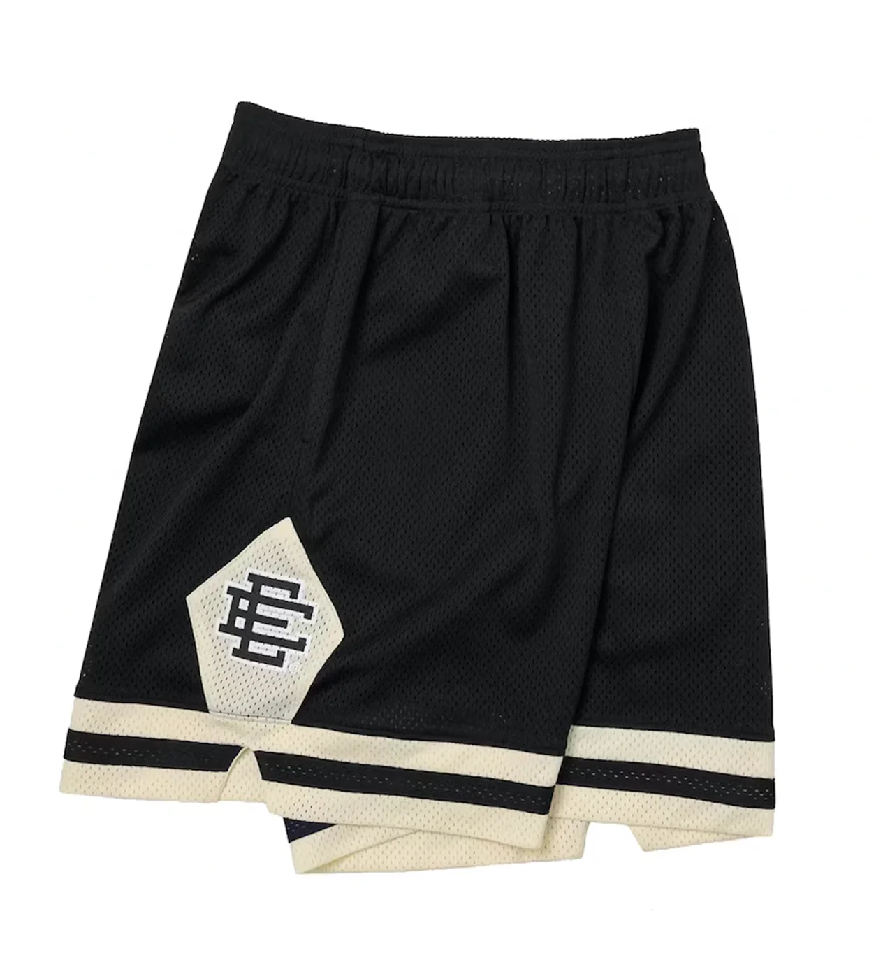 Eric Emanuel V2 Black/Cream Basic Shorts - Image 2