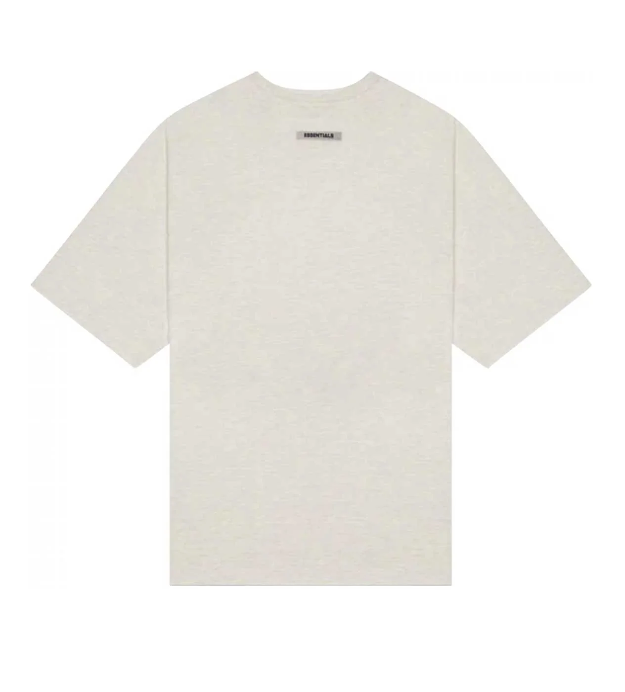 Essentials Oatmeal Tee Front Logo - Image 2