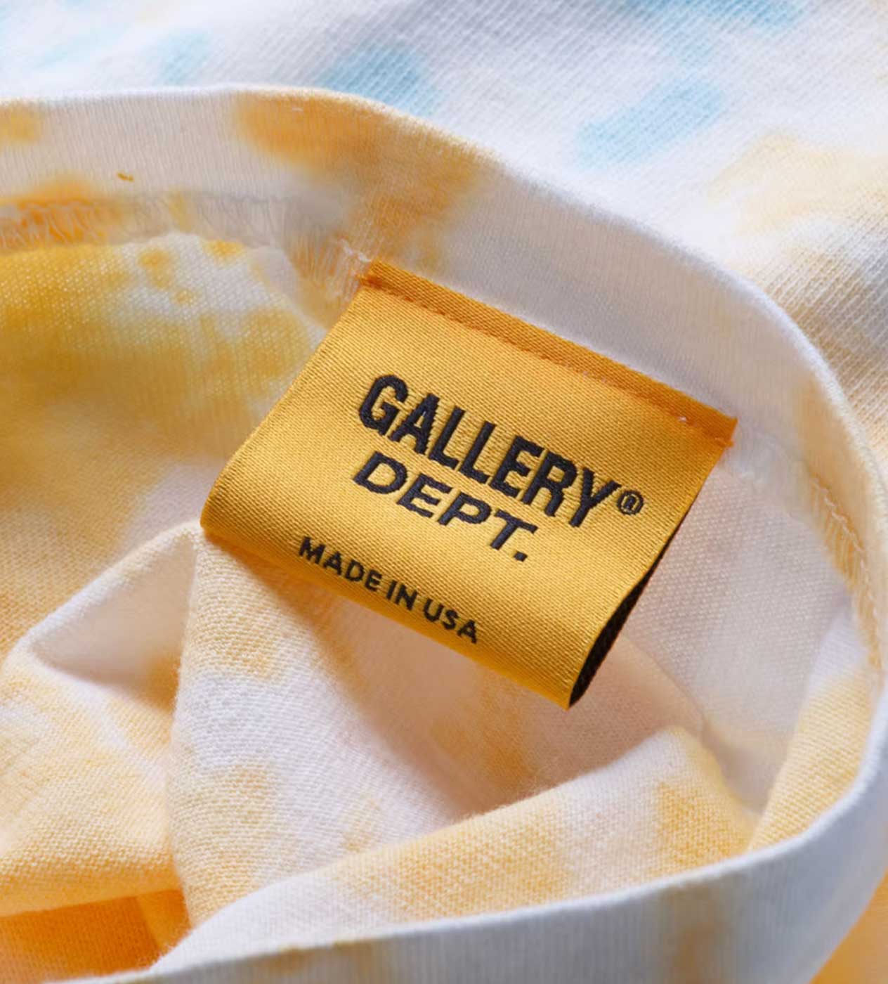 Gallery Dept. French Logo Tee Tie Dye Multicolor - Image 3