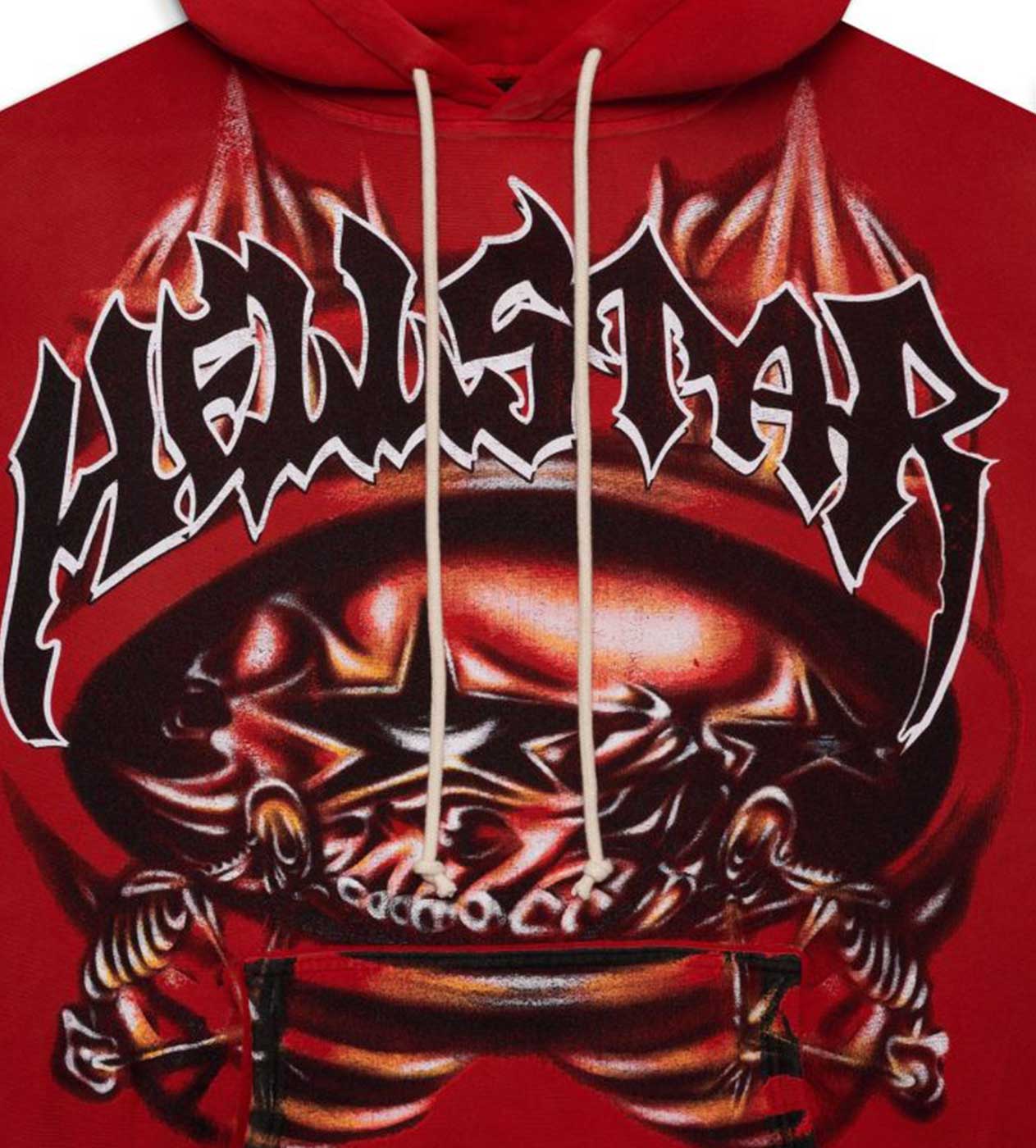 Hellstar Halloween Skeleton Airbrushed Hoodie - Image 3