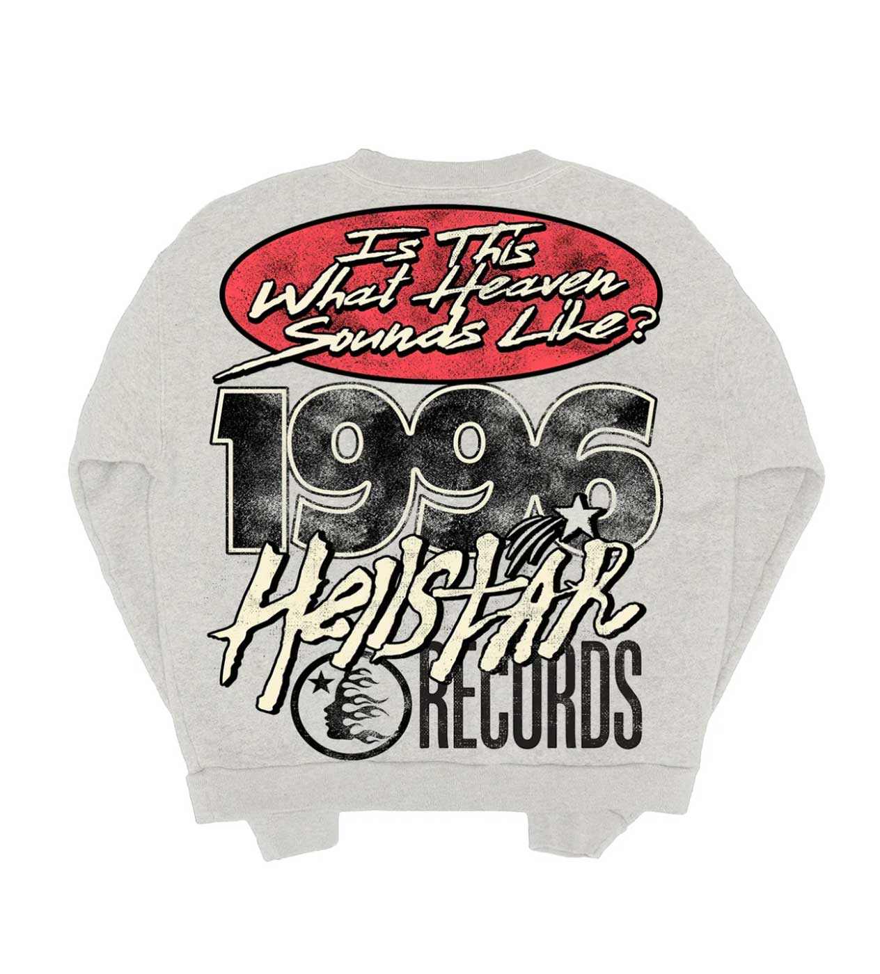 Hellstar Records Crewneck Heather Grey - Image 2