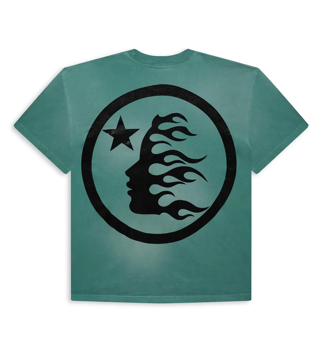 Hellstar Sport Logo Gel Tee Green - Image 2