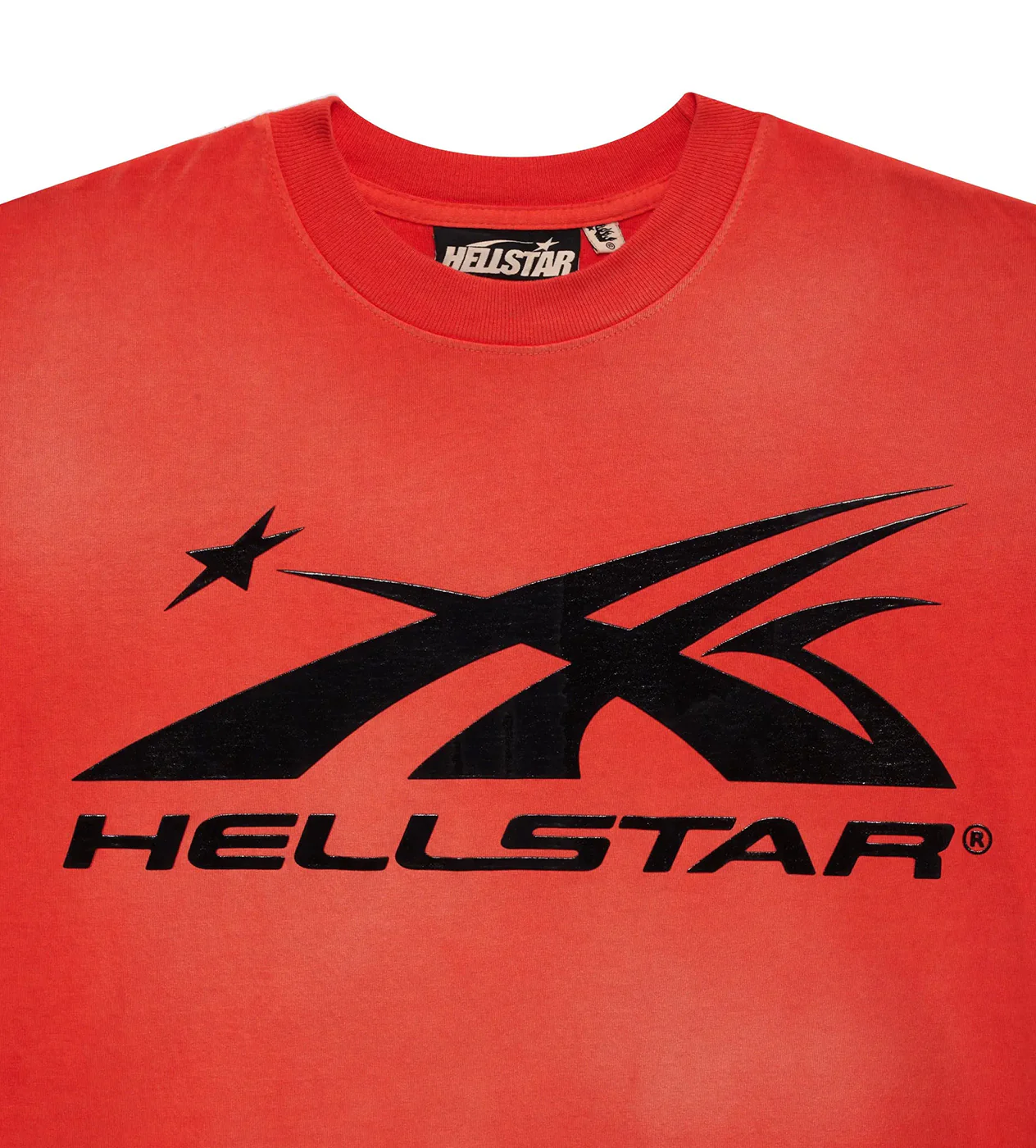Hellstar Sport Logo Gel Tee Red - Image 3
