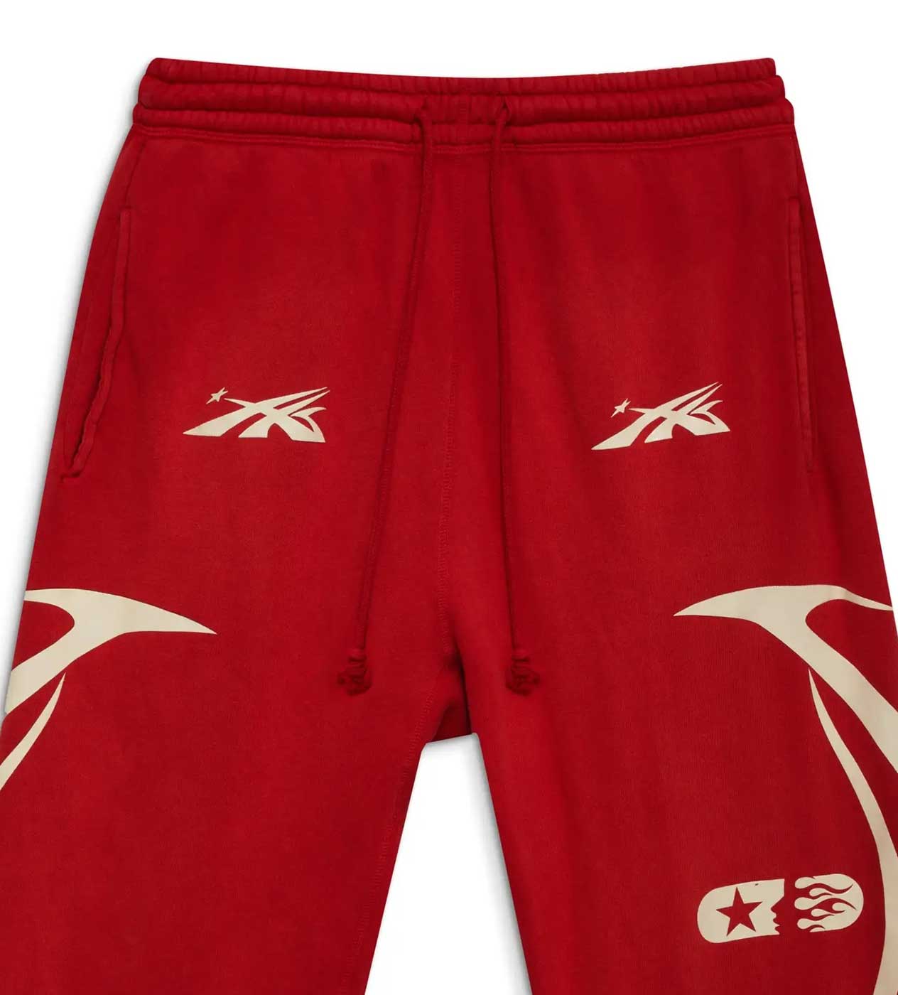 Hellstar Sports Sweatpants Red - Image 3