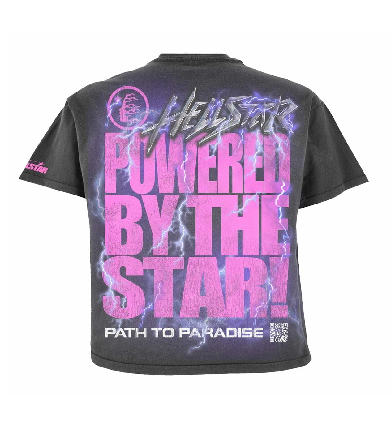 Hellstar Studios Brain Helmet Tee Faded Black - Image 2