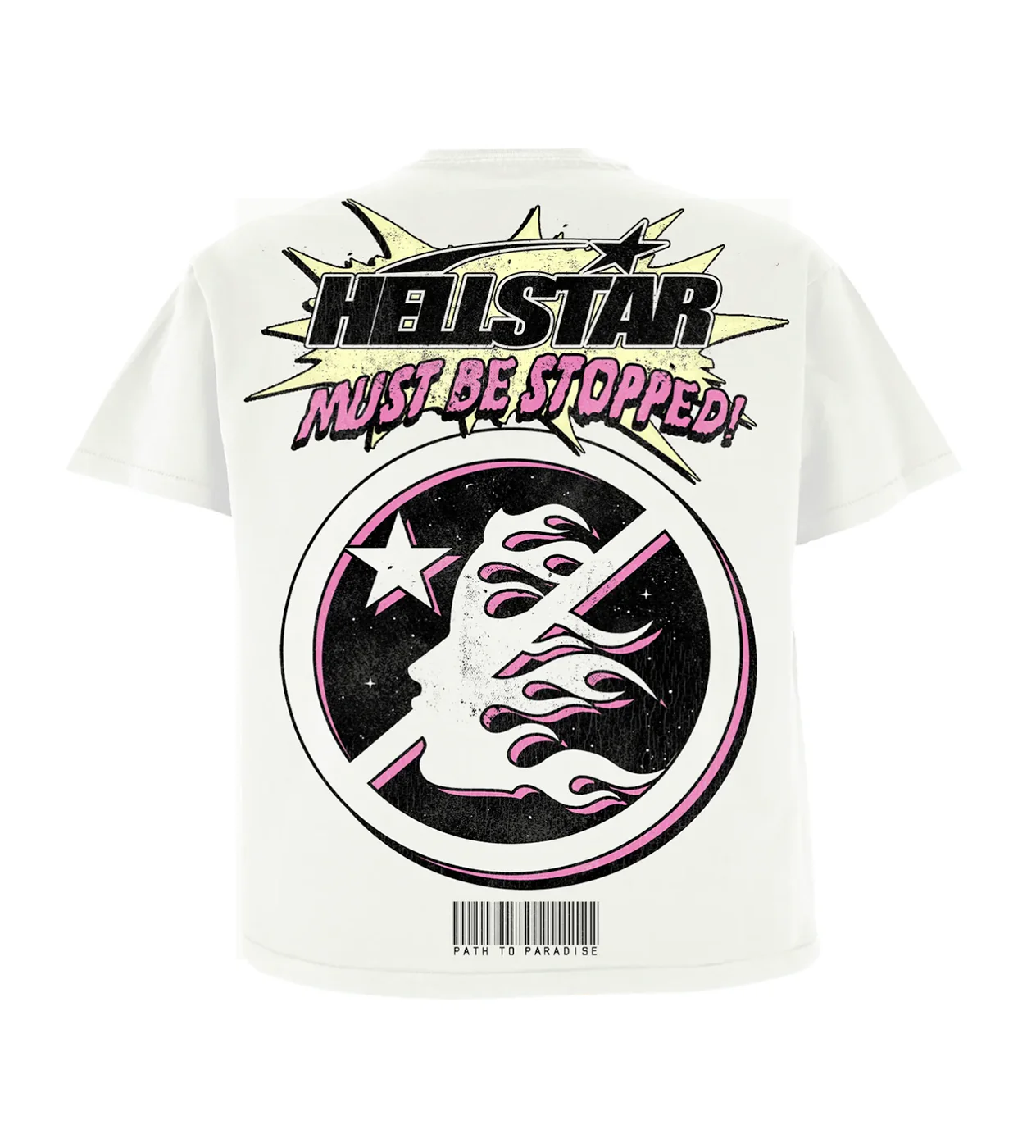 Hellstar Studios Breaking News Tee Cream - Image 2