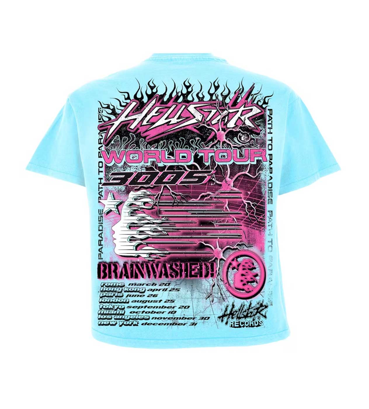 Hellstar Studios Neuron Tour Light Blue Tee - Image 2