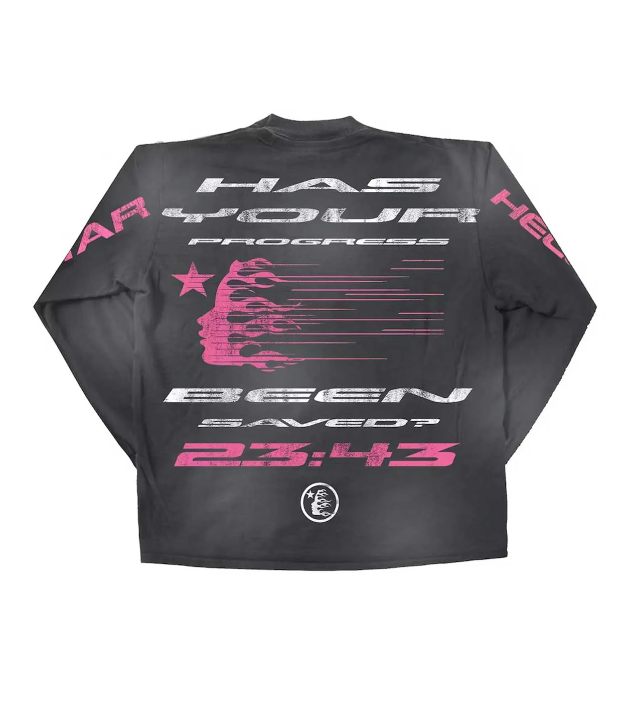 Hellstar Studios QR Code Christ Long Sleeve L/S Tee Black - Image 2