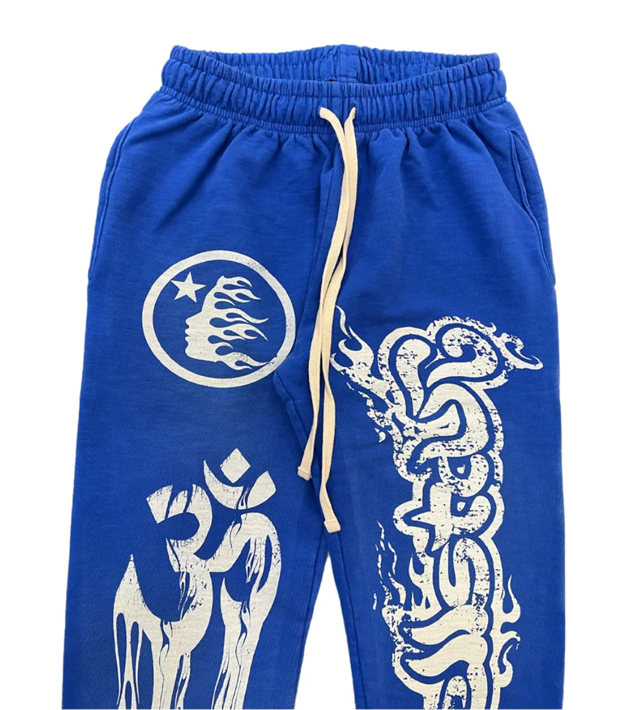 Hellstar Studios Racer Flare Sweatpants Blue - Image 3