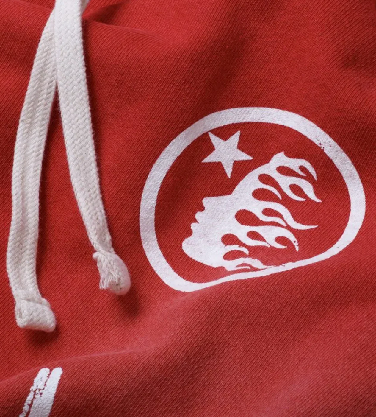 Hellstar Studios Racer Flare Sweatpants Red - Image 3