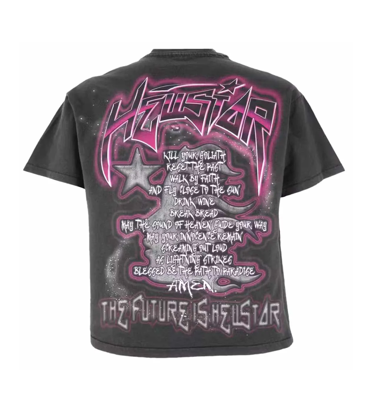 Hellstar Studios The Future Red Tee Grey - Image 2
