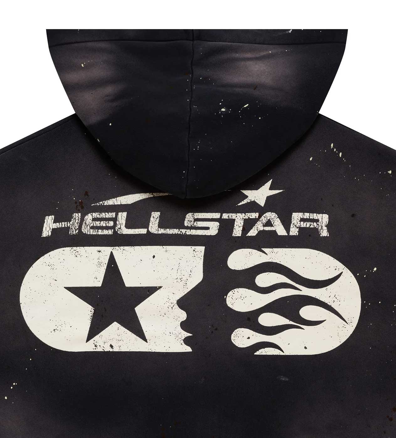 Hellstar Studios Zip Up Hoodie Black - Image 3