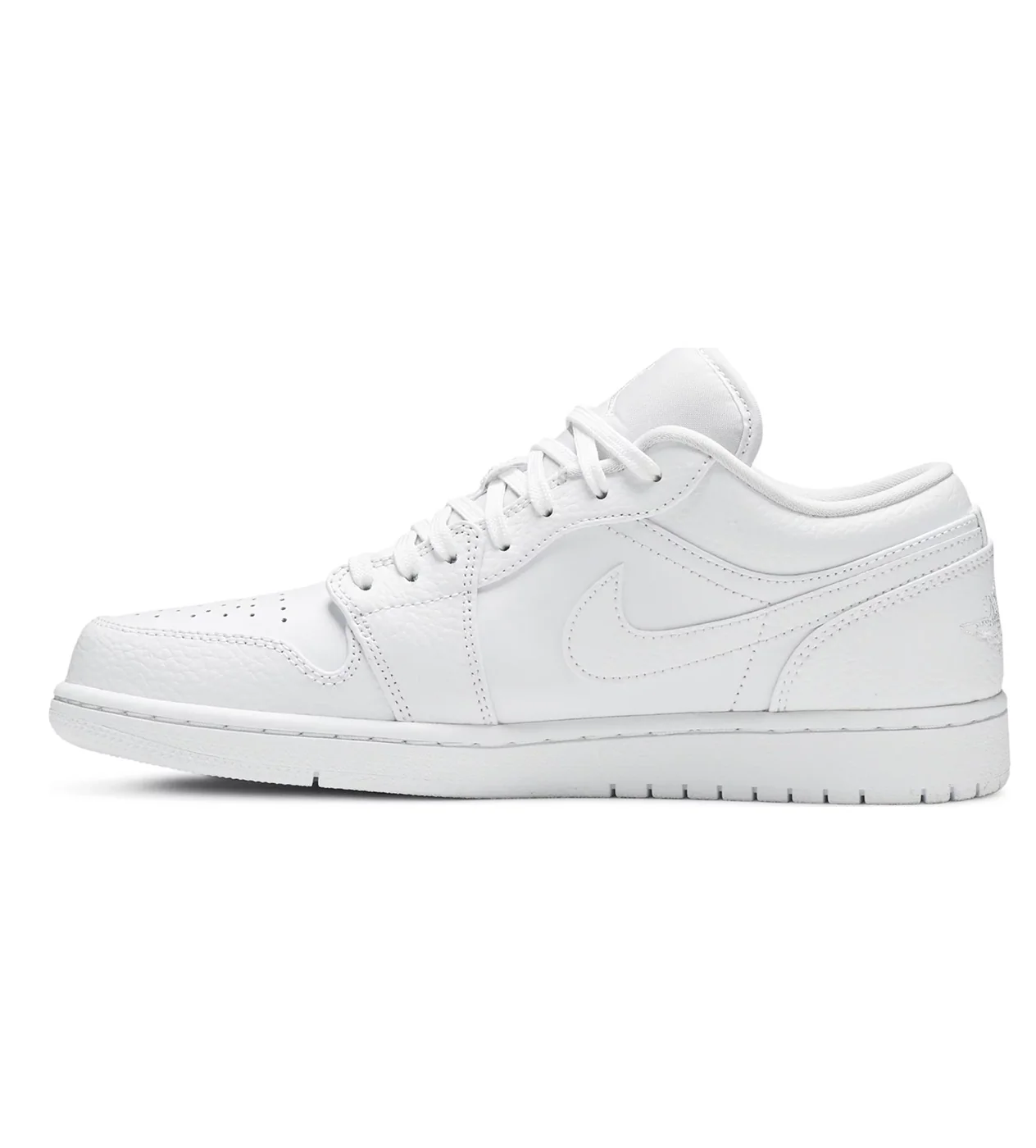 Jordan 1 Low 'Triple White Tumbled Leather' - Image 3