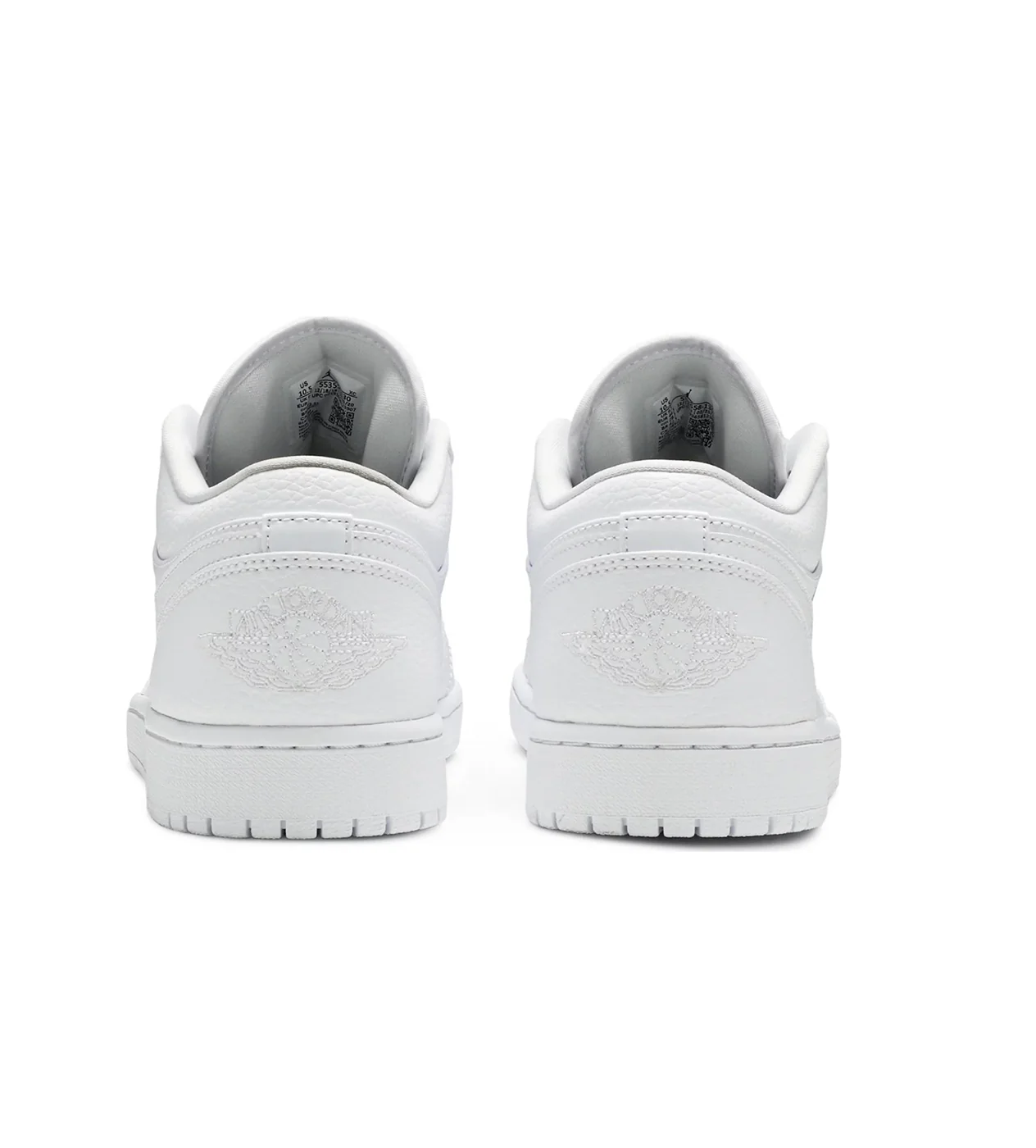 Jordan 1 Low 'Triple White Tumbled Leather' - Image 5