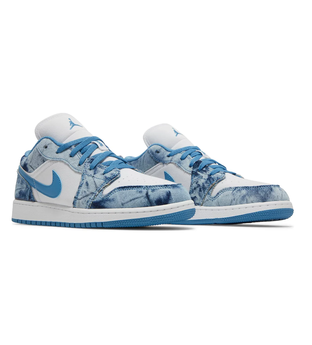 Jordan 1 Low 'Washed Denim' (GS) - Image 4