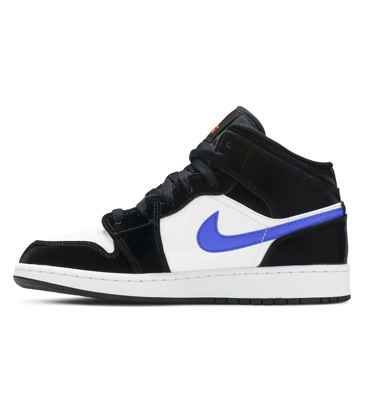Jordan 1 Mid 'Racer Blue White' (GS) - Image 3