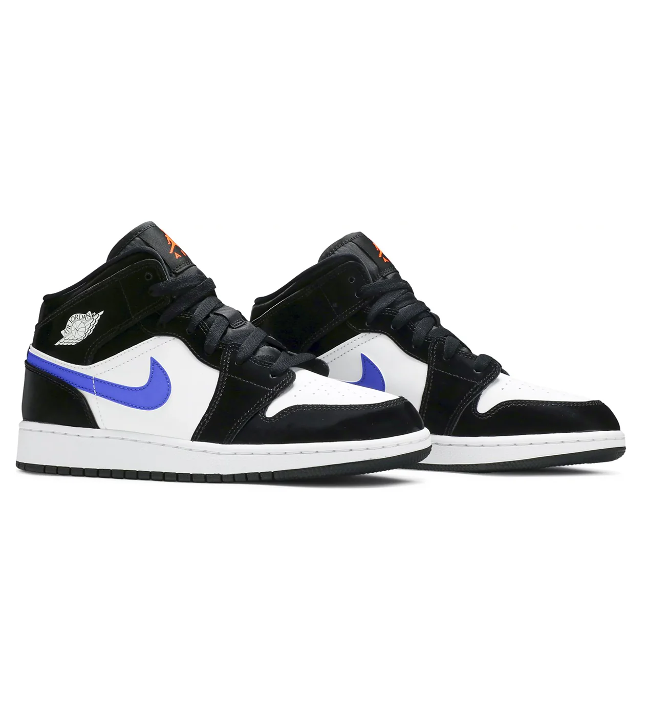 Jordan 1 Mid 'Racer Blue White' (GS) - Image 4