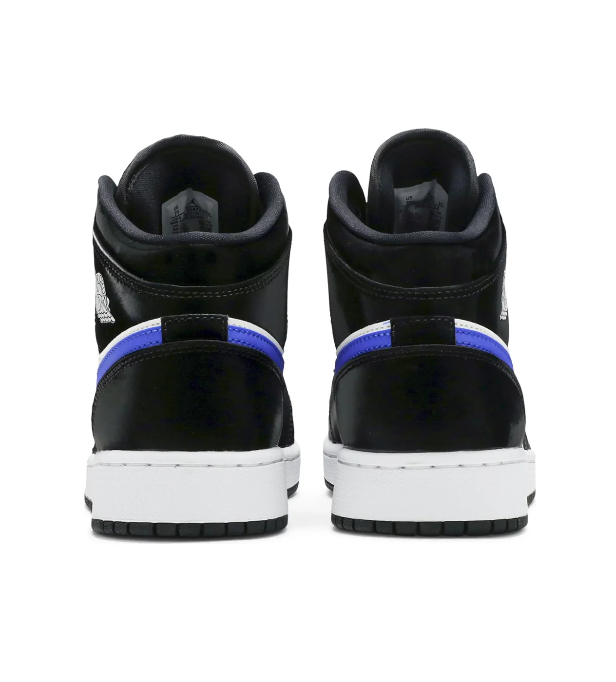 Jordan 1 Mid 'Racer Blue White' (GS) - Image 5