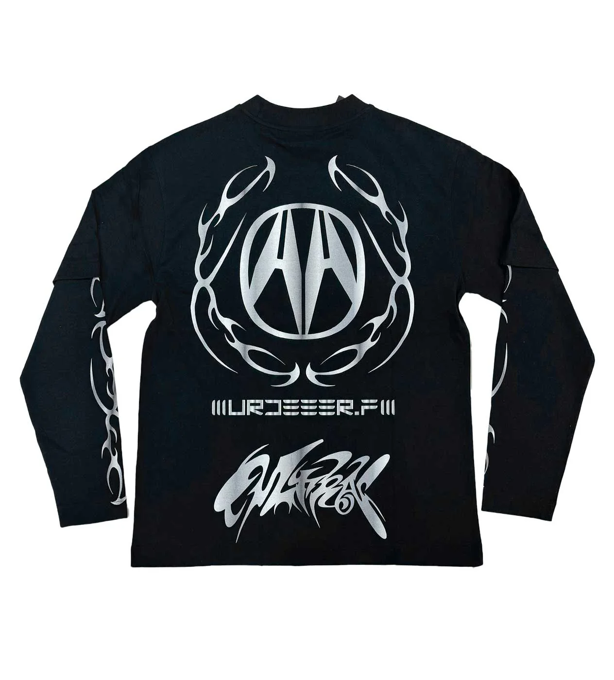 Murd333r MFM x Ultra Long Sleeve Black - Image 2