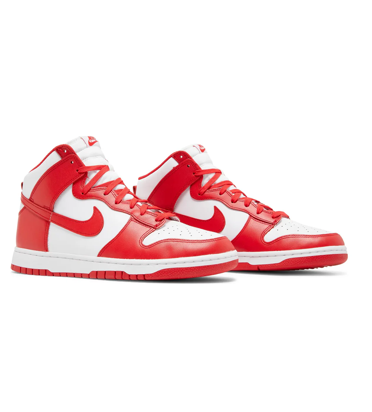 Nike Dunk High 'Championship Red/White' - Image 4